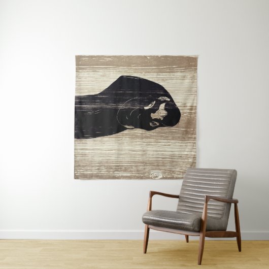 Edvard Munch - The Kiss IV Wandkleed (In Situ (horizontaal))