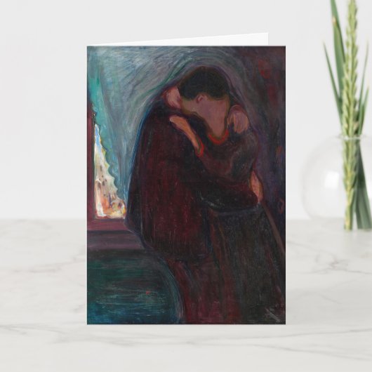 Edvard Munch - The Kiss Kaart (Voorkant)