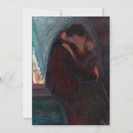 Edvard Munch - The Kiss Kaart (Voorkant)