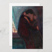 Edvard Munch - The Kiss Kaart (Voorkant / Achterkant)