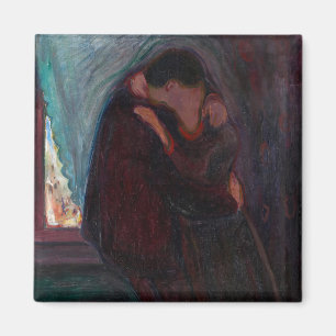 Edvard Munch - The Kiss Magneet