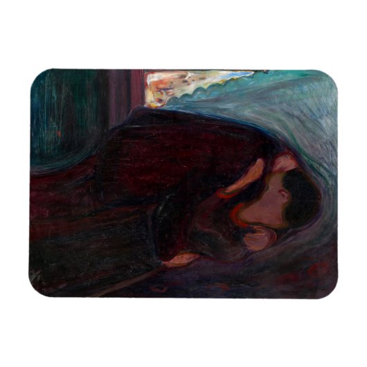 Edvard Munch - The Kiss Magneet (Horizontaal)