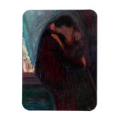 Edvard Munch - The Kiss Magneet (Verticaal)