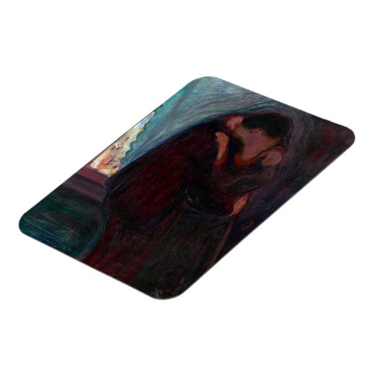 Edvard Munch - The Kiss Magneet (Linkerzijde)