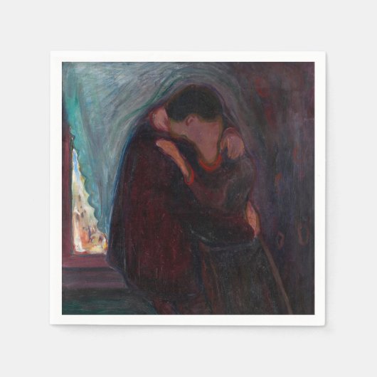 Edvard Munch - The Kiss Servet (Voorkant)