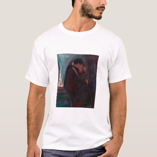 Edvard Munch - The Kiss T-shirt (Voorkant)