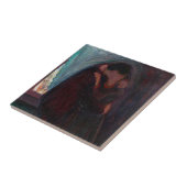 Edvard Munch - The Kiss Tegeltje (Zijkant)