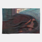 Edvard Munch - The Kiss Theedoek (Horizontaal)