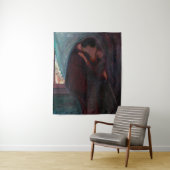 Edvard Munch - The Kiss Wandkleed (In situ)