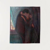 Edvard Munch - The Kiss Wandkleed (Voorkant)