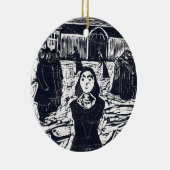 Edvard Munch The Pretenders Keramisch Ornament (Rechts)
