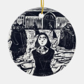 Edvard Munch The Pretenders Keramisch Ornament (Voorkant)
