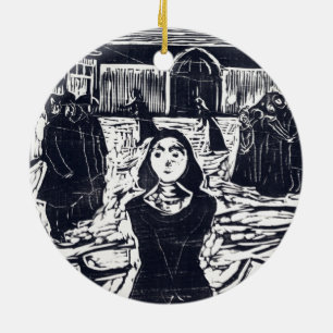 Edvard Munch The Pretenders Keramisch Ornament