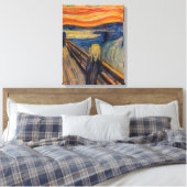 Edvard Munch - The Scream 1893 Canvas Afdruk (Insitu (Slaapkamer))
