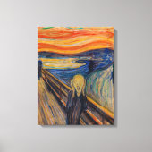 Edvard Munch - The Scream 1893 Canvas Afdruk (Voorkant)