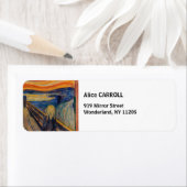 Edvard Munch - The Scream 1893 Etiket (Insitu)