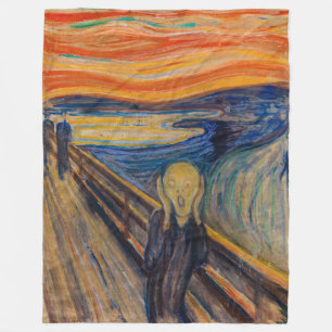 Edvard Munch - The Scream 1893 Fleece Deken