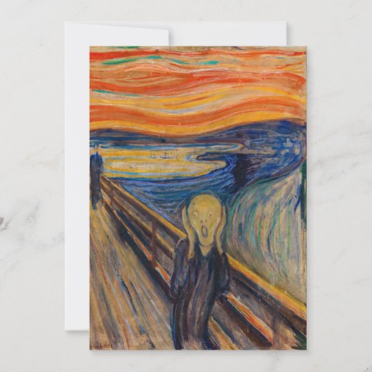 Edvard Munch - The Scream 1893 Kaart (Voorkant)