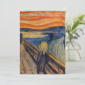 Edvard Munch - The Scream 1893 Kaart (Staand voorkant)