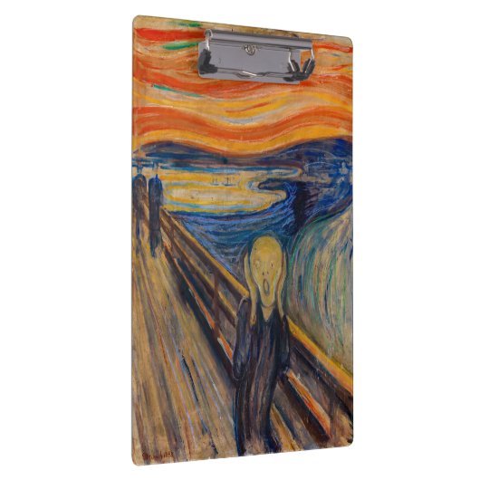 Edvard Munch - The Scream 1893 Klembord (Rechts)