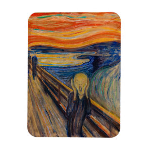 Edvard Munch - The Scream 1893 Magneet