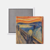 Edvard Munch - The Scream 1893 Magneet (Voorkant / Achterkant)