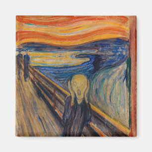 Edvard Munch - The Scream 1893 Magneet