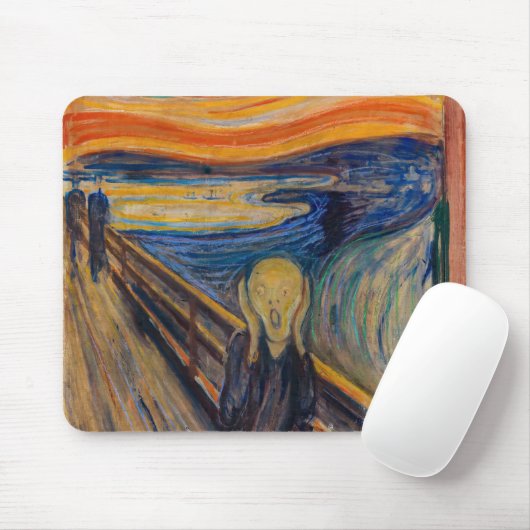Edvard Munch - The Scream 1893 Muismat (Met muis)