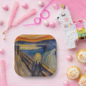 Edvard Munch - The Scream 1893 Papieren Bordje (Feest)