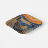 Edvard Munch - The Scream 1893 Papieren Bordje (Gebogen)