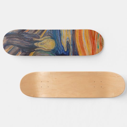Edvard Munch - The Scream 1893 Persoonlijk Skateboard (Horizontaal)