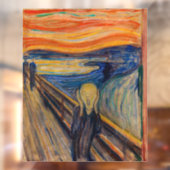 Edvard Munch - The Scream 1893 Raamsticker (Vel 2)