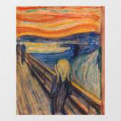 Edvard Munch - The Scream 1893 Raamsticker (Vel)