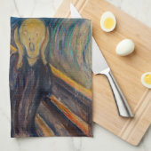 Edvard Munch - The Scream 1893 Theedoek (Quarter Fold)