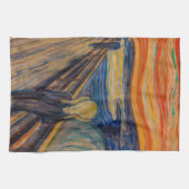 Edvard Munch - The Scream 1893 Theedoek (Horizontaal)