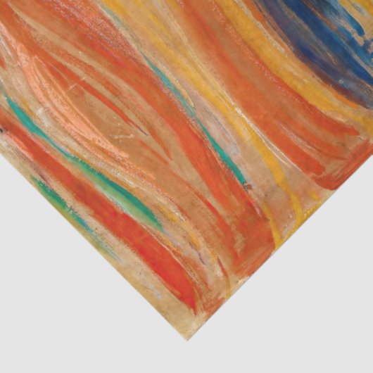 Edvard Munch - The Scream 1893 Tissuepapier (Detail)
