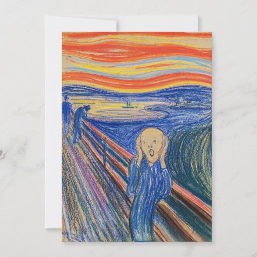 Edvard Munch - The Scream 1895 Bedankkaart (Voorkant)
