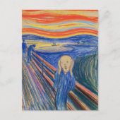 Edvard Munch - The Scream 1895 Briefkaart (Voorkant)