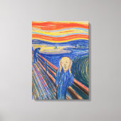 Edvard Munch - The Scream 1895 Canvas Afdruk (Voorkant)