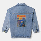 Edvard Munch - The Scream 1895 Denim Jacket (Achterkant)