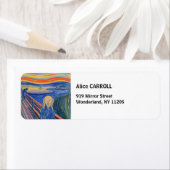 Edvard Munch - The Scream 1895 Etiket (Insitu)