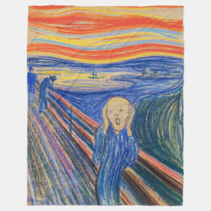 Edvard Munch - The Scream 1895 Fleece Deken