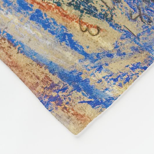 Edvard Munch - The Scream 1895 Fleece Deken (Hoek)