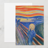 Edvard Munch - The Scream 1895 Kaart (Voorkant / Achterkant)