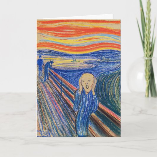 Edvard Munch - The Scream 1895 Kaart (Voorkant)