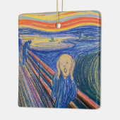 Edvard Munch - The Scream 1895 Keramisch Ornament (Links)