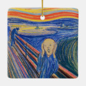 Edvard Munch - The Scream 1895 Keramisch Ornament (Achterkant)