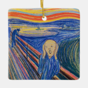 Edvard Munch - The Scream 1895 Keramisch Ornament