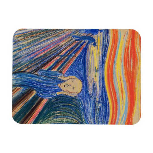 Edvard Munch - The Scream 1895 Magneet (Horizontaal)