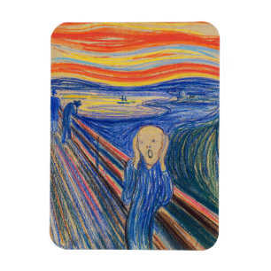 Edvard Munch - The Scream 1895 Magneet